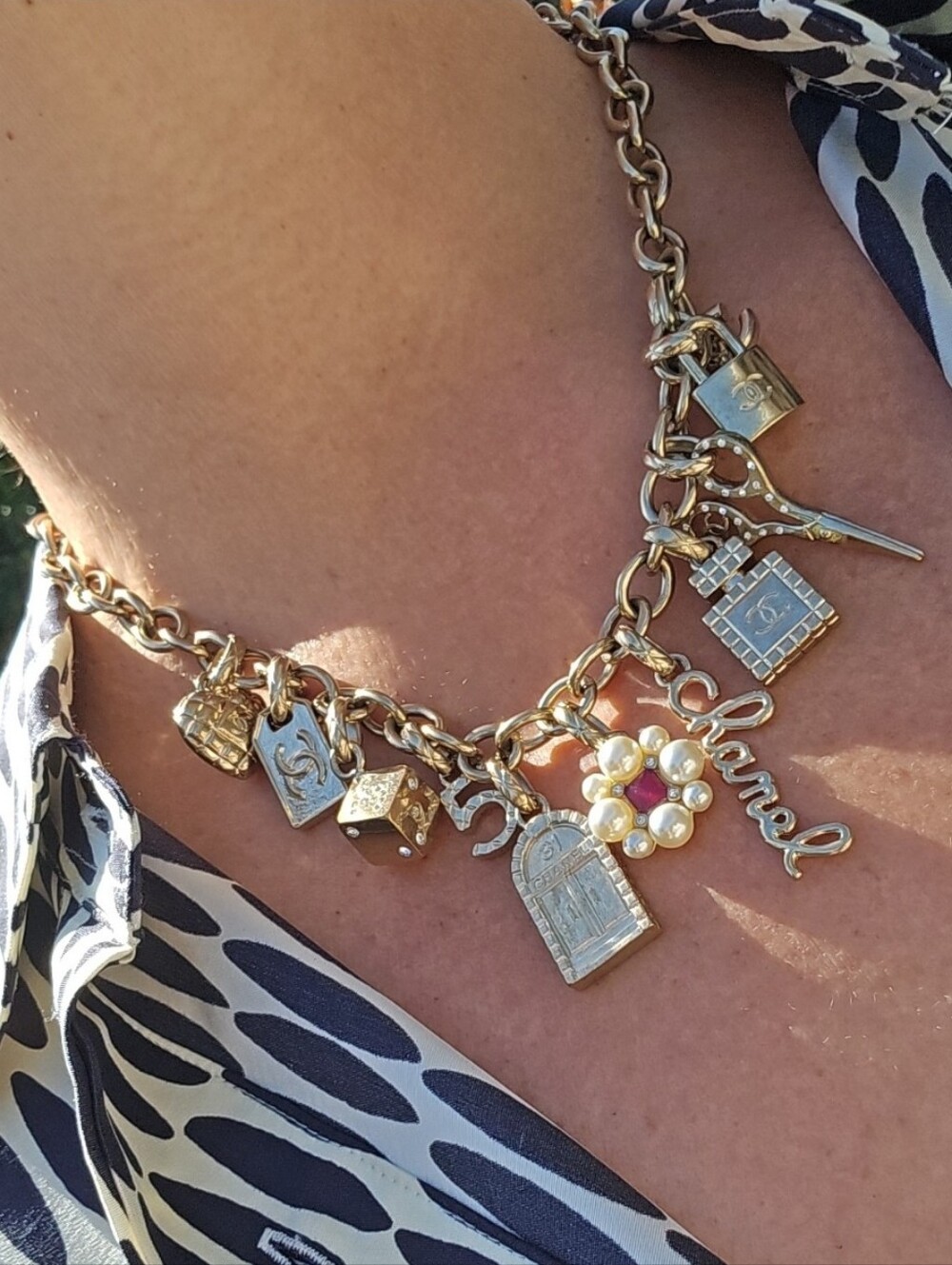 CHANEL Charm Necklace